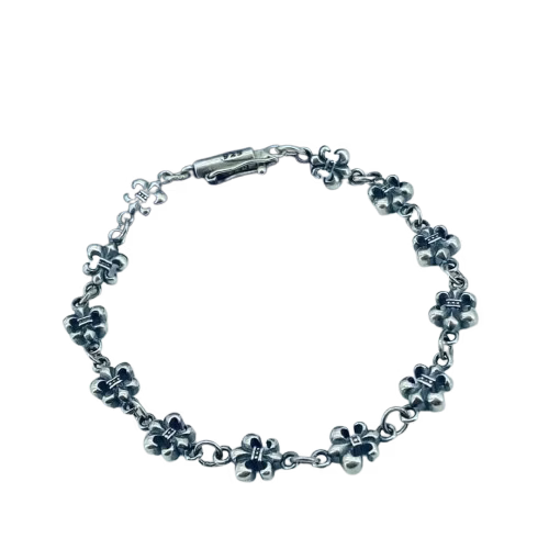 Chrome Hearts Floral Link Chain Bracelet